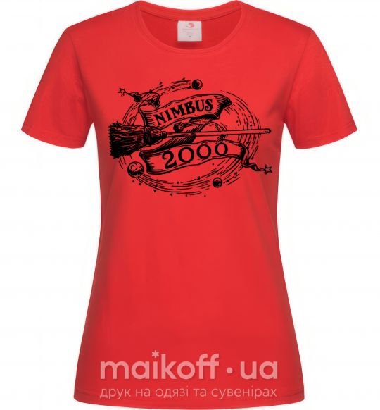 Жіноча футболка Nimbus 2000 Червоний фото