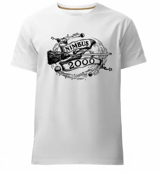Чоловіча преміум футболка Nimbus 2000 Білий фото