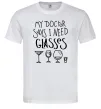 Мужская футболка I need some glasses Белый фото