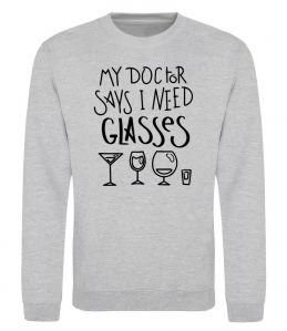 Свитшот I need some glasses