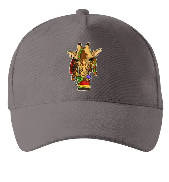 Кепка Жирафа жує траву Серый фото