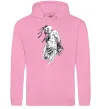 Чоловіча толстовка (худі) Козак з шаблею Рожевий фото