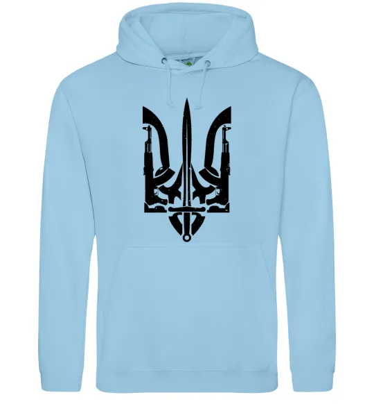 Чоловіча толстовка (худі) Герб зі зброї Блакитний фото