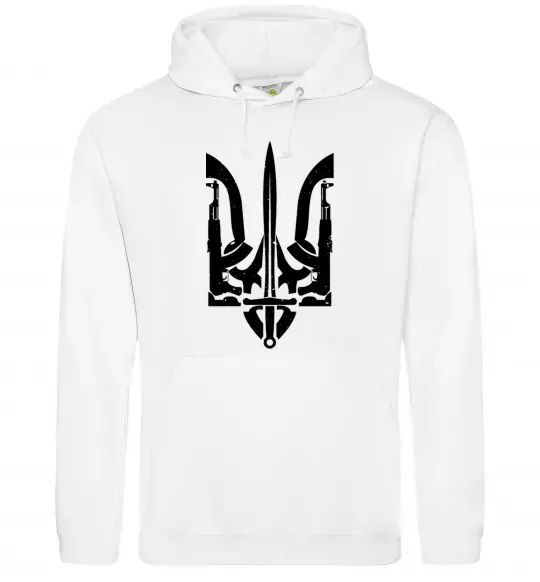 Женская толстовка (худи) Герб зі зброї Белый фото
