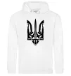 Женская толстовка (худи) Герб зі зброї Белый фото