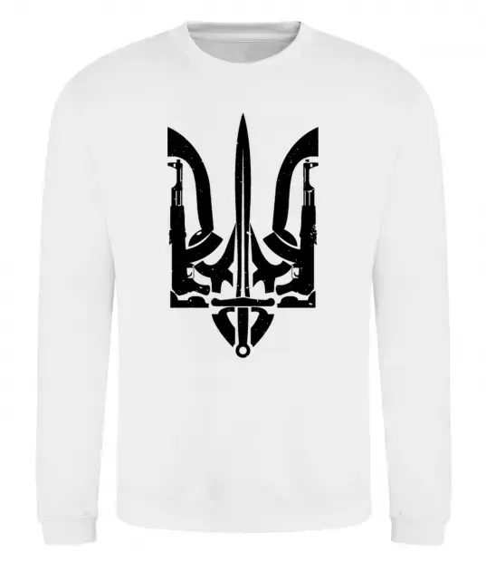 Світшот Герб зі зброї Білий фото