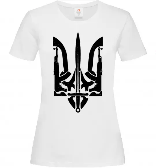 Женская футболка Герб зі зброї Белый фото