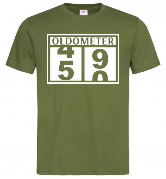 Мужская футболка Oldometer Оливковый фото