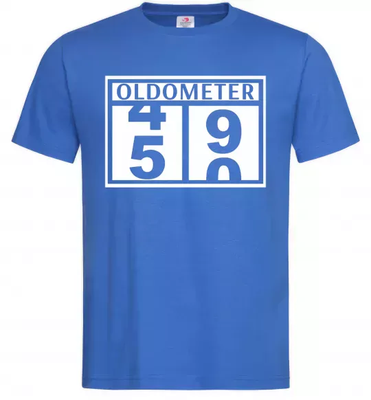 Мужская футболка Oldometer Ярко-синий фото