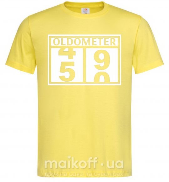 Чоловіча футболка Oldometer Лимонний фото