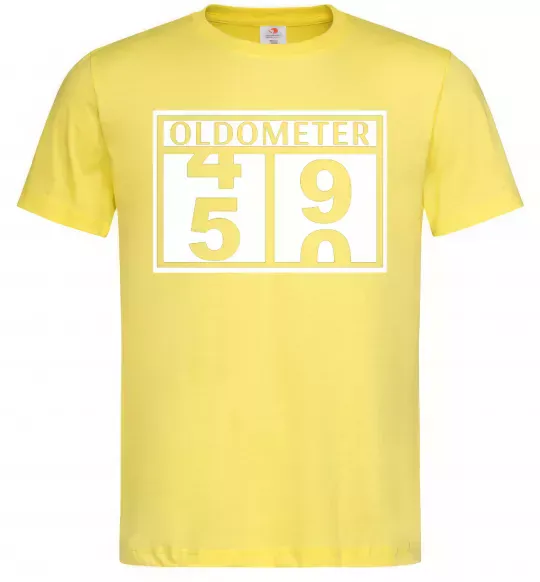 Мужская футболка Oldometer Лимонный фото