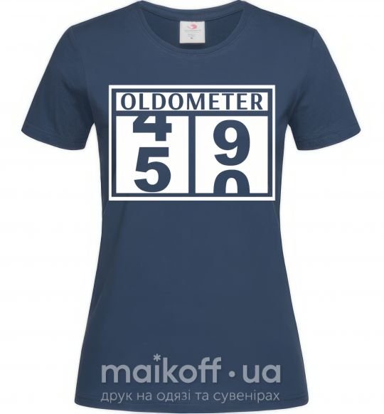 Жіноча футболка Oldometer Темно-синій фото