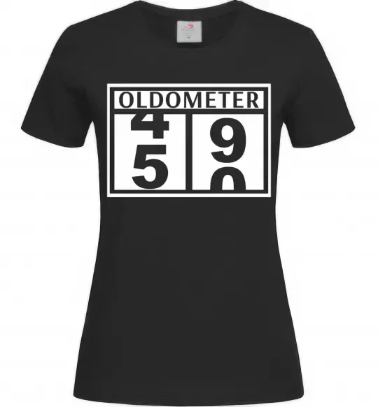 Жіноча футболка Oldometer Чорний фото