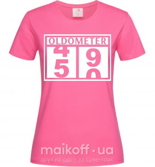 Женская футболка Oldometer Ярко-розовый фото