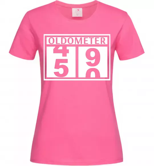 Жіноча футболка Oldometer Яскраво-рожевий фото
