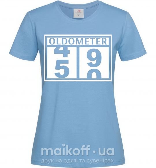 Жіноча футболка Oldometer Блакитний фото