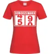 Жіноча футболка Oldometer Червоний фото