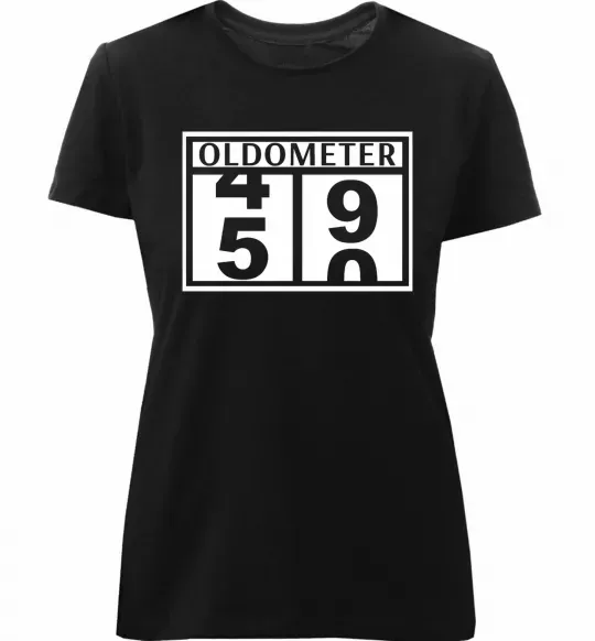 Женская премиум футболка Oldometer Черный фото