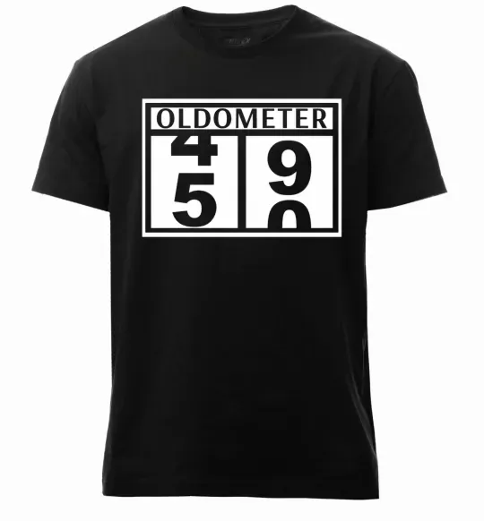 Чоловіча преміум футболка Oldometer Чорний фото