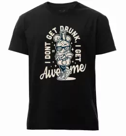 Мужская премиум футболка Багато пити шкідливо, а мало - НЕ ЦІКАВО Белый фото