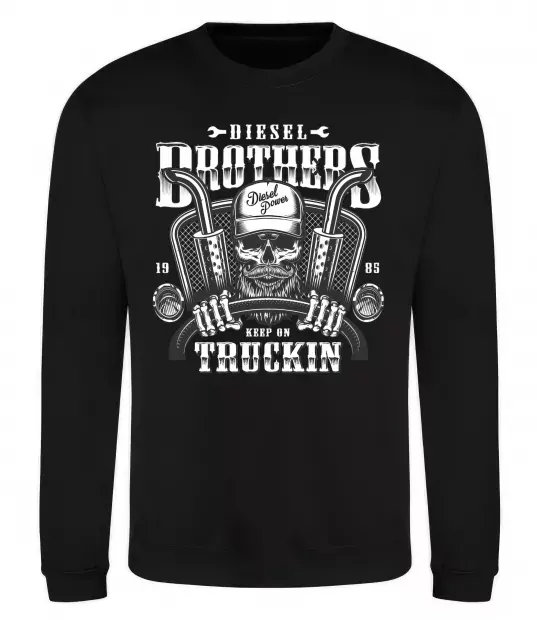 Світшот Diesel brothers Чорний фото