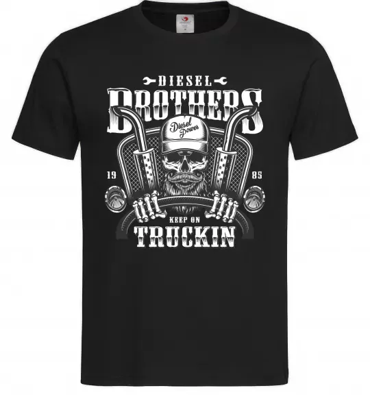 Мужская футболка Diesel brothers Черный фото