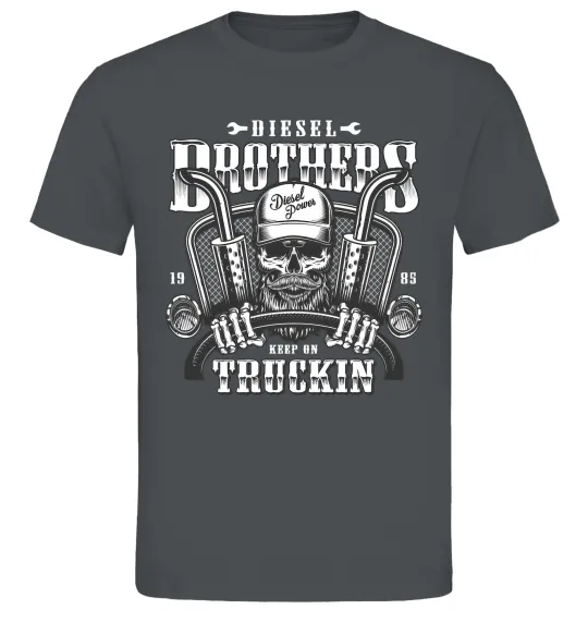 Мужская футболка Diesel brothers Графит фото