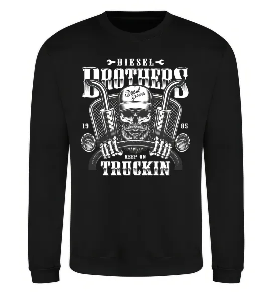 Світшот Diesel brothers Чорний фото