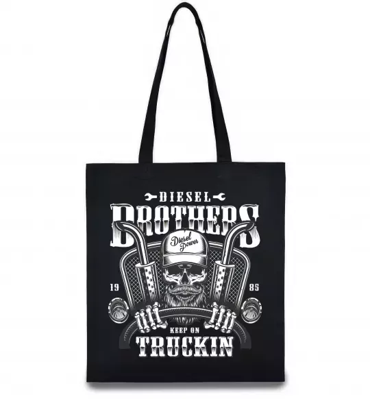 Эко-сумка Diesel brothers Черный фото