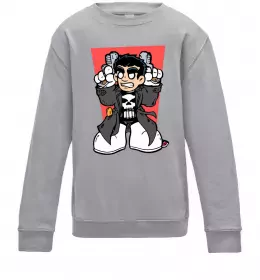 Детский Свитшот Punisher from Ukraine Черный фото