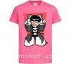 Детская футболка Punisher grafity Ярко-розовый фото