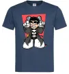 Чоловіча футболка Punisher grafity Темно-синій фото