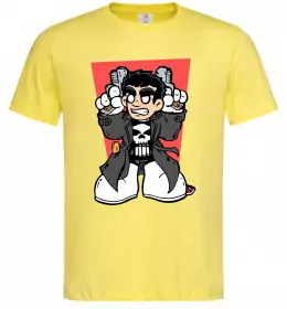 Мужская футболка Punisher grafity Лимонный фото