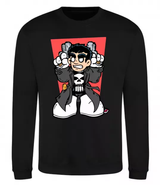 Світшот Punisher grafity Чорний фото