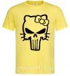 Мужская футболка Hello kitty Punisher Лимонный фото