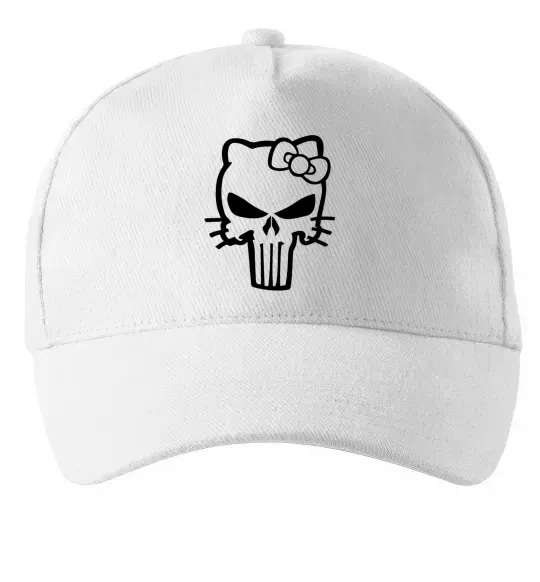 Кепка Hello kitty Punisher Білий фото
