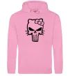 Чоловіча толстовка (худі) Hello kitty Punisher Рожевий фото