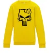 Детский Свитшот Hello kitty Punisher Солнечно желтый фото