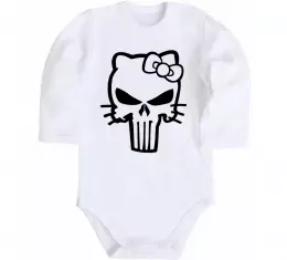Детский боди Punisher from Ukraine Белый фото