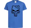 Детская футболка Hello kitty Punisher Ярко-синий Детская футболка Hello kitty Punisher Ярко-синий фото