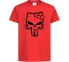 Детская футболка Hello kitty Punisher Красный Детская футболка Hello kitty Punisher Красный фото
