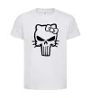 Детская футболка Hello kitty Punisher Белый фото