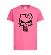 Детская футболка Hello kitty Punisher Ярко-розовый фото