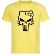 Чоловіча футболка Hello kitty Punisher Лимонний фото