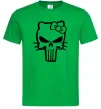 Чоловіча футболка Hello kitty Punisher Зелений фото