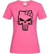 Жіноча футболка Hello kitty Punisher Яскраво-рожевий Жіноча футболка Hello kitty Punisher Яскраво-рожевий фото