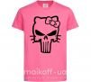 Детская футболка Hello kitty Punisher Ярко-розовый фото