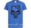 Детская футболка Hello kitty Punisher Ярко-синий фото