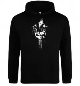 Мужская толстовка (худи) Logo Punisher Черный фото
