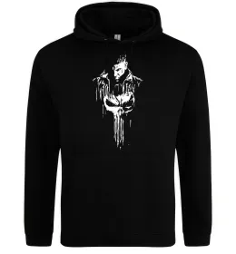 Женская толстовка (худи) Logo Punisher Черный фото